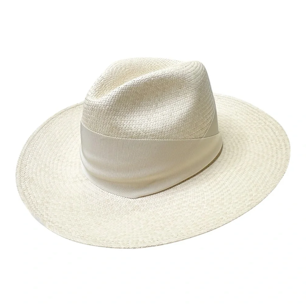 VERONICA BEARD x FREYA Gardenia White Cream Straw Field Hat Ribbon and Strap NWT - Picture 5 of 16